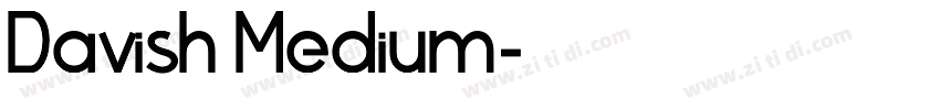 Davish Medium字体转换